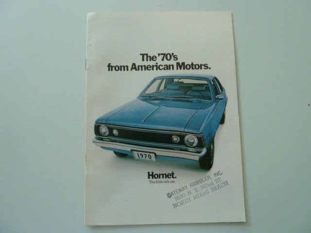 1970 AMC American Motors Full Line Brochure USA, Ophalen of Verzenden, Gelezen, Overige merken