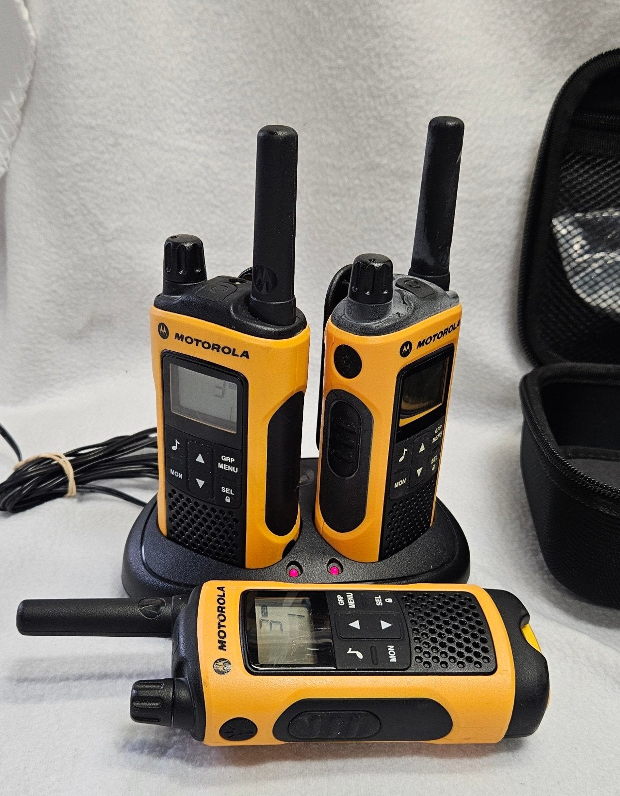 Motorola TLKR T80 Extreme 3 stuks, Ophalen of Verzenden, Gebruikt, 5 tot 15 km, Portofoon of Walkie-talkie