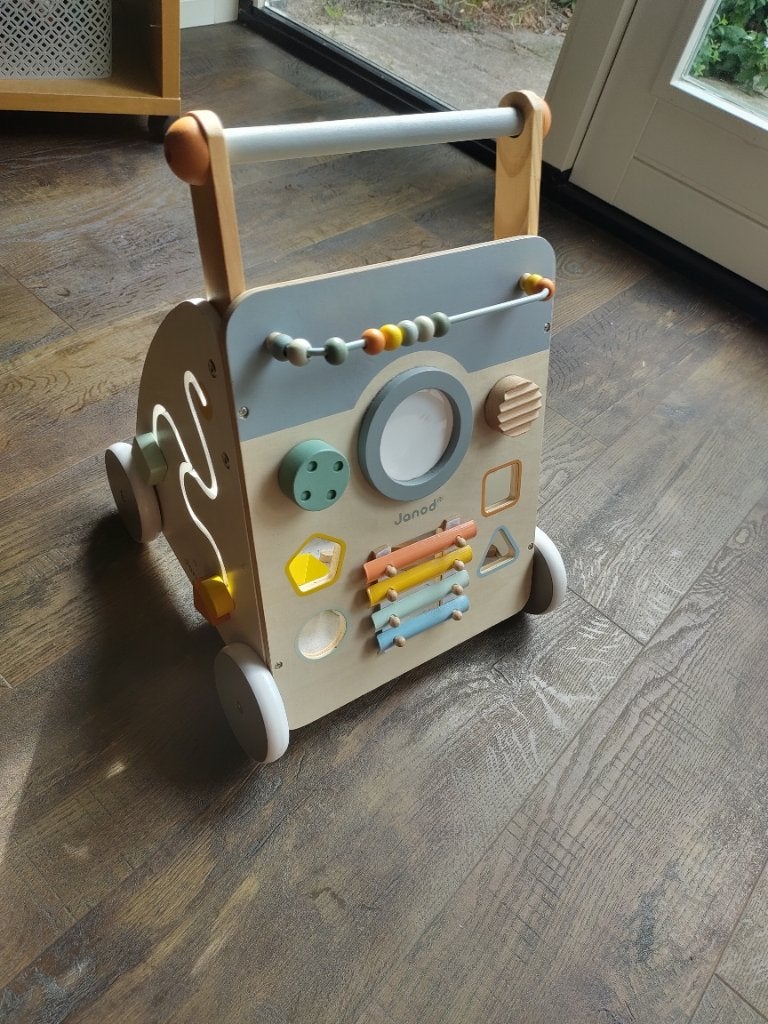 Houten loopwagen, Kinderen en Baby's, Ophalen, Gebruikt, Duw- of Trekspeelgoed