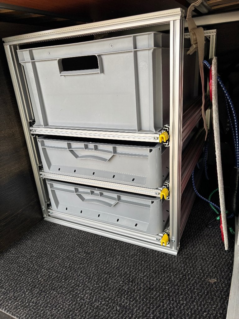 Ladesysteem camper 3 lades  NIEUW, Ophalen of Verzenden, Nieuw