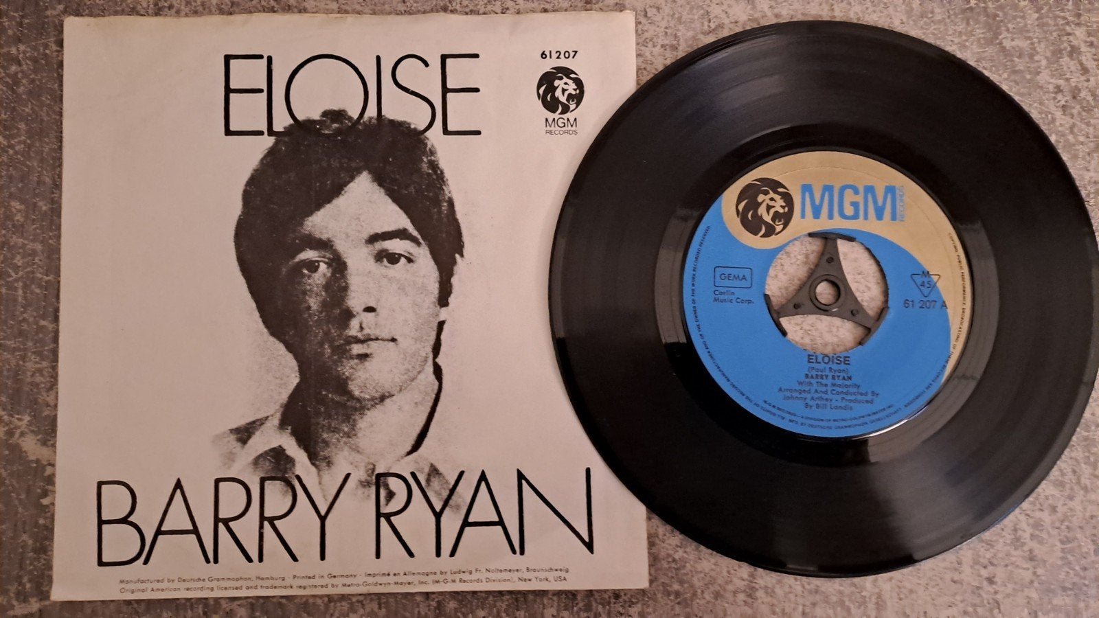 Barry Ryan  - eloise, Gebruikt, 7 inch, Pop, Fotohoes
