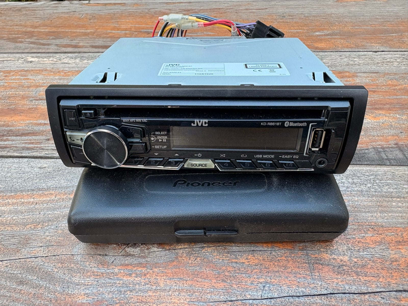 JVC KD-R861BT radio CD-ontvanger met Bluetooth, Ophalen of Verzenden, Gebruikt