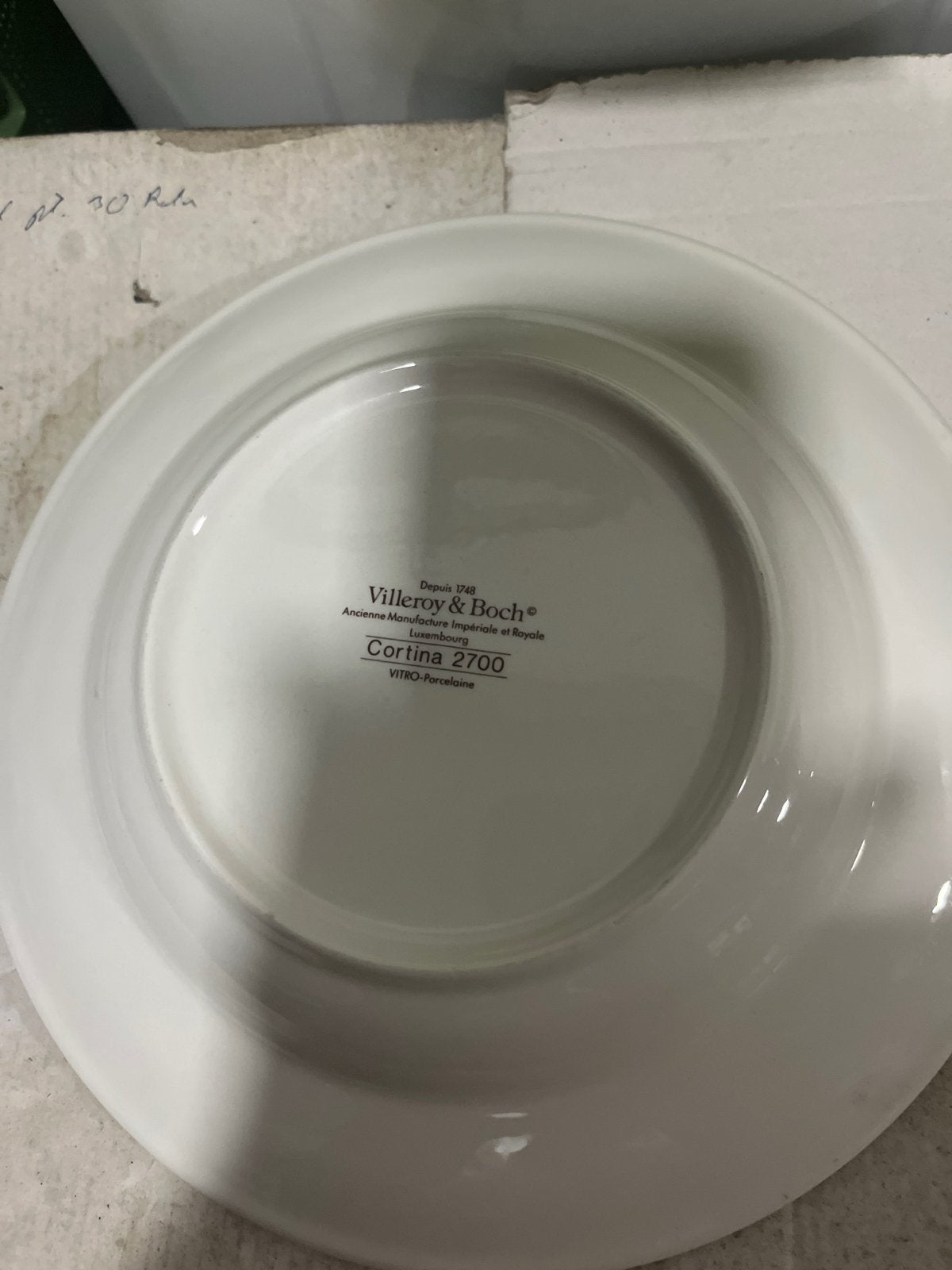 Villeroy & Boch Cortina 2700 Vitro-Porseleinen Bord, Ophalen, Gebruikt, Villeroy & Boch, Bord(en)