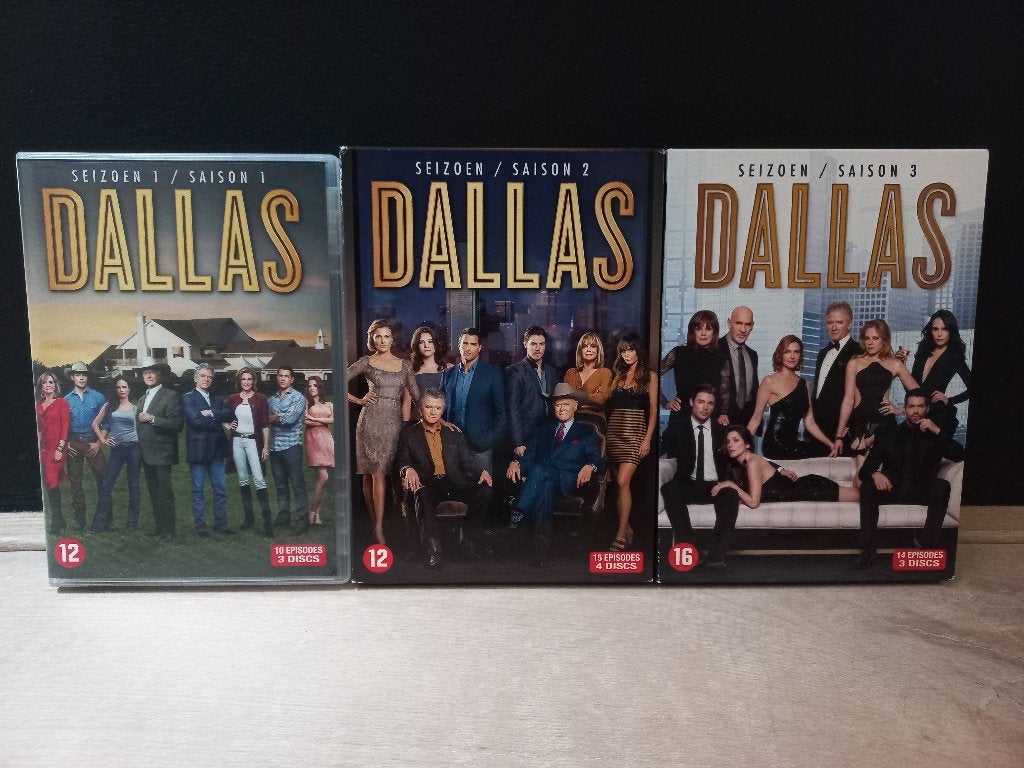 Dallas 2012 - Seizoen 1-3 (10xDVD SET) De Complete TV-Serie, Alle leeftijden, Nederlands, Drama, Ophalen of Verzenden