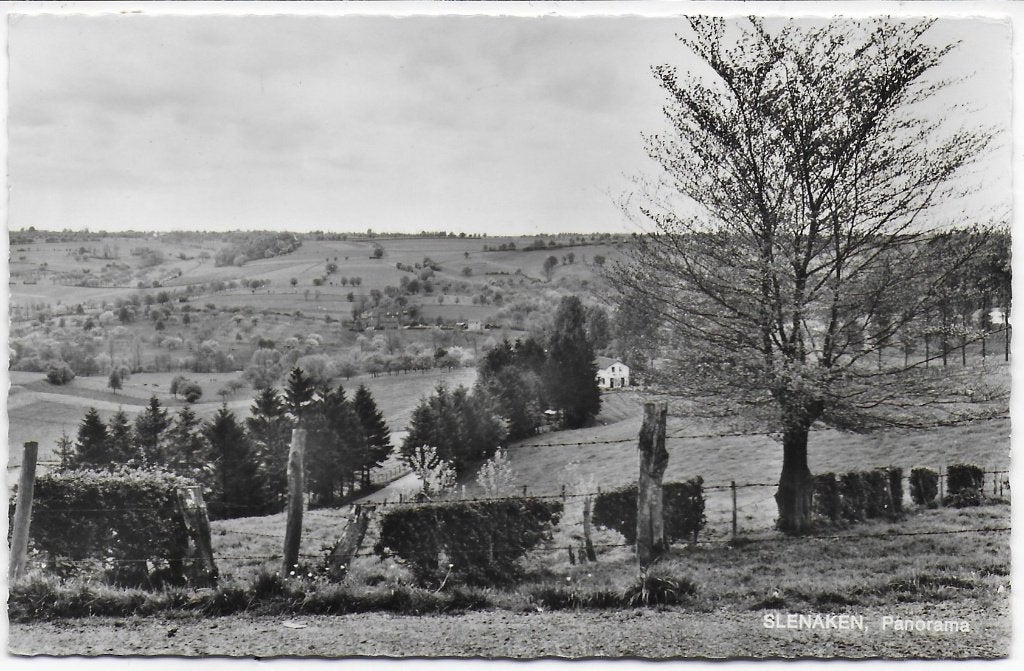 Slenaken Panorama Oude Ongelopen Ansichtkaart ( B5152 ), Ophalen of Verzenden, 1940 tot 1960, Ongelopen