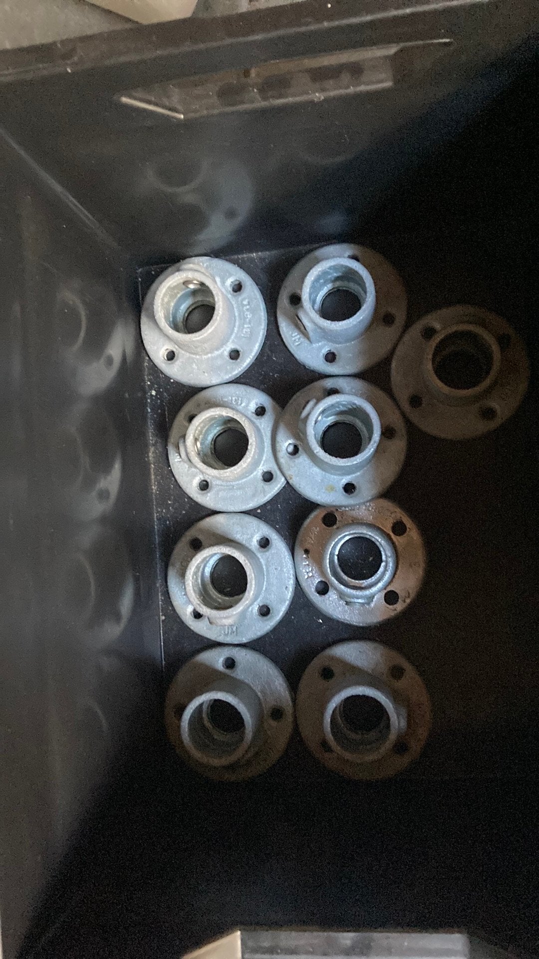 Gegalvaniseerd voetplaat buiskoppeling 33.7 en 42,4, Ophalen of Verzenden, Nieuw, Minder dan 50 mm