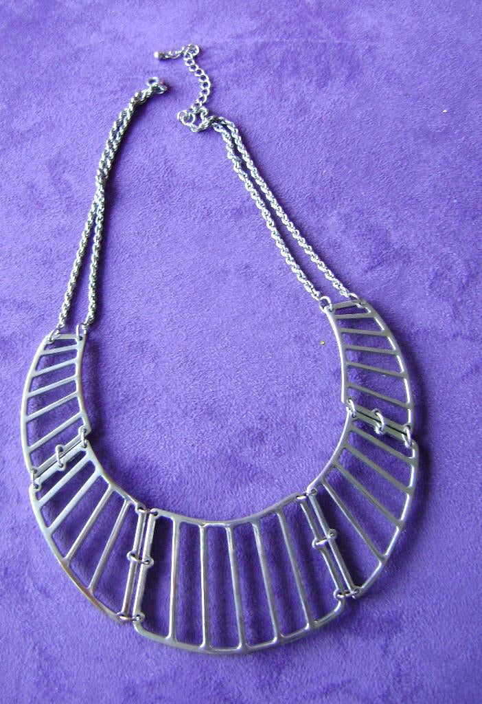 statement ketting tribal gothic viking cosplay EFF punk rock, Overige materialen, Verzenden, Zilver, Verstelbaar