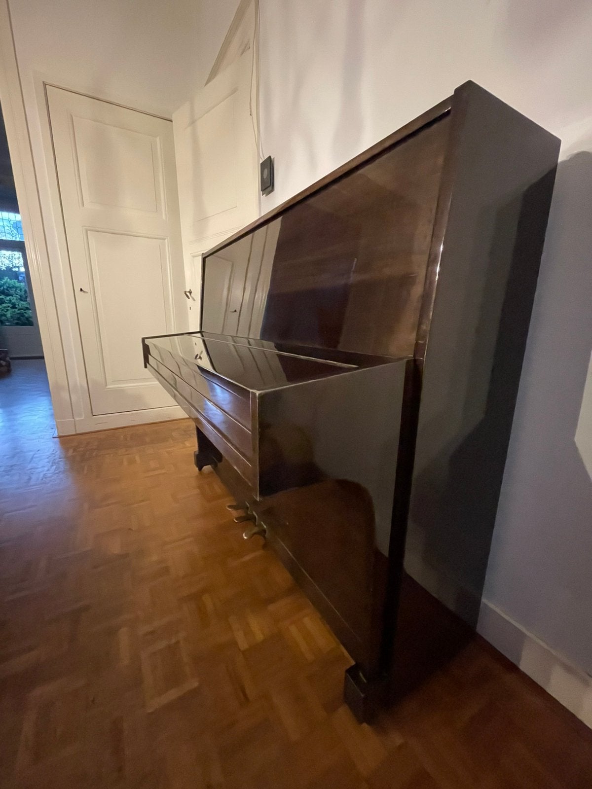 Ühlmann piano, Muziek en Instrumenten, Piano's, Ophalen, Gebruikt, Bruin, Piano