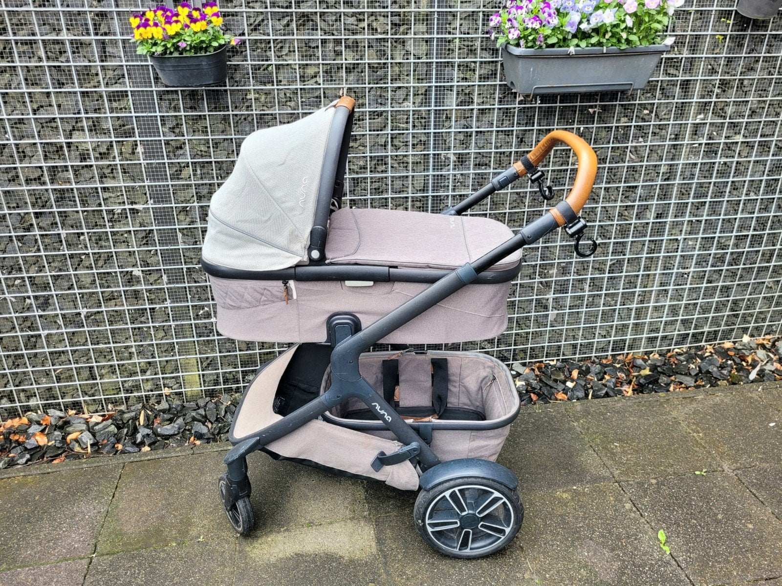 Nuna Demi Grow (overcompleet), Kinderen en Baby's, Kinderwagens en Combinaties, Combiwagen, Ophalen, Overige merken, Verstelbare duwstang