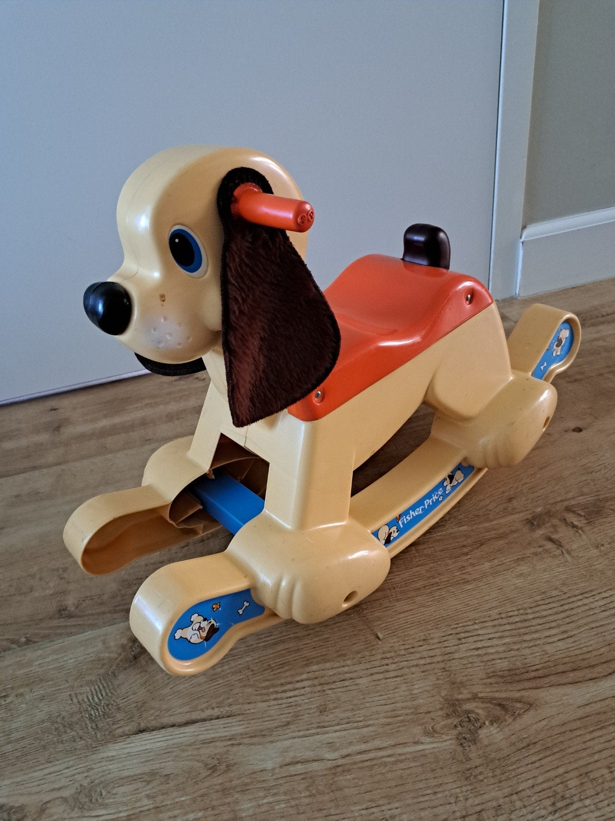 Vintage Fisher-Price Rocking Puppy - Schommelhond, Ophalen of Verzenden, Gebruikt, Overige typen