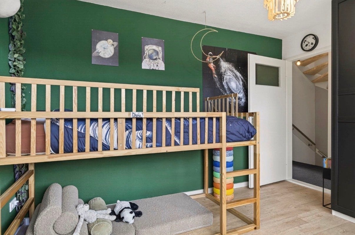 IKEA Kura hoogslaper met extra hoge omranding, Ophalen, Gebruikt, Eenpersoons, 160 tot 180 cm