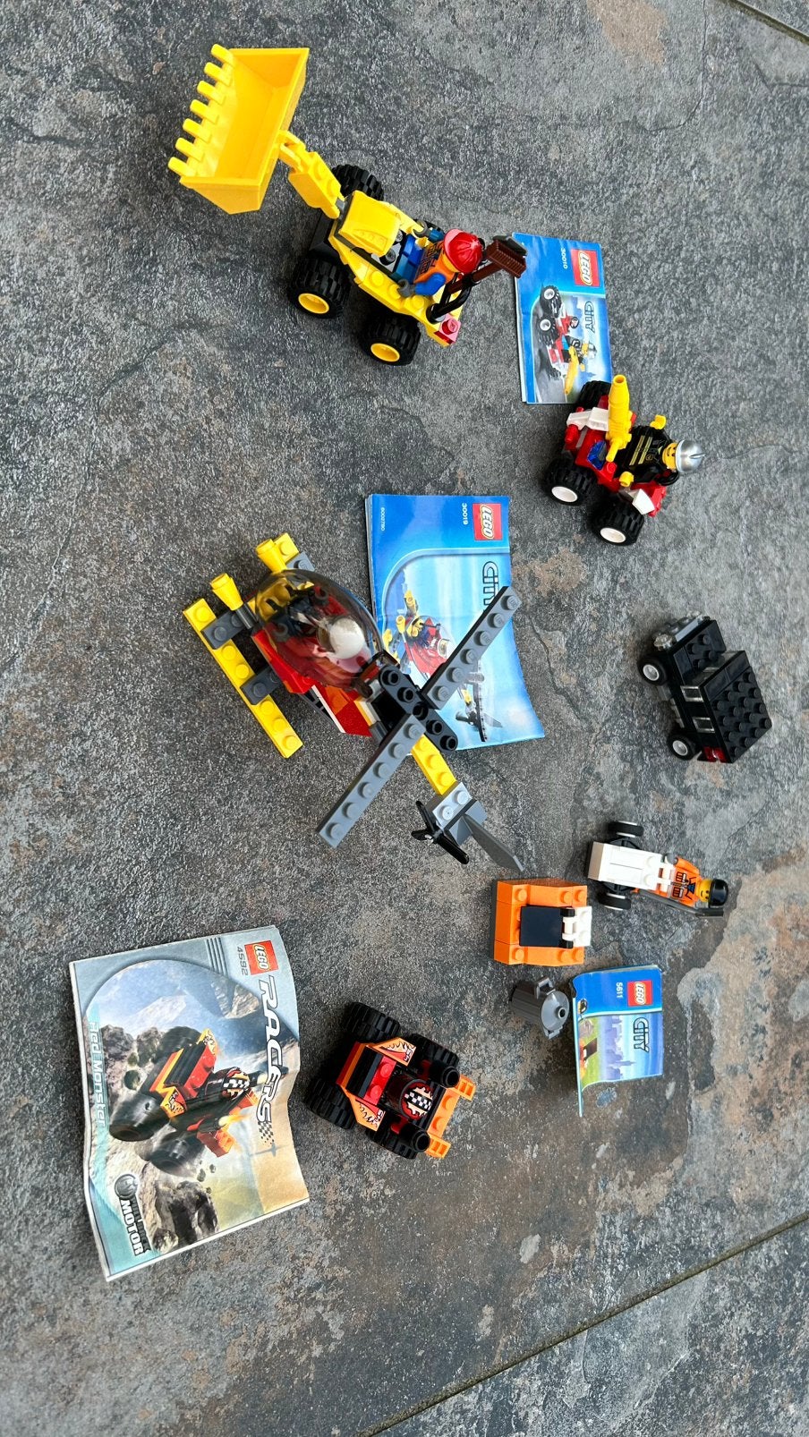 6 mini sets lego oa 4592 30010 en 30019, G1, Ophalen of Verzenden, Zo goed als nieuw