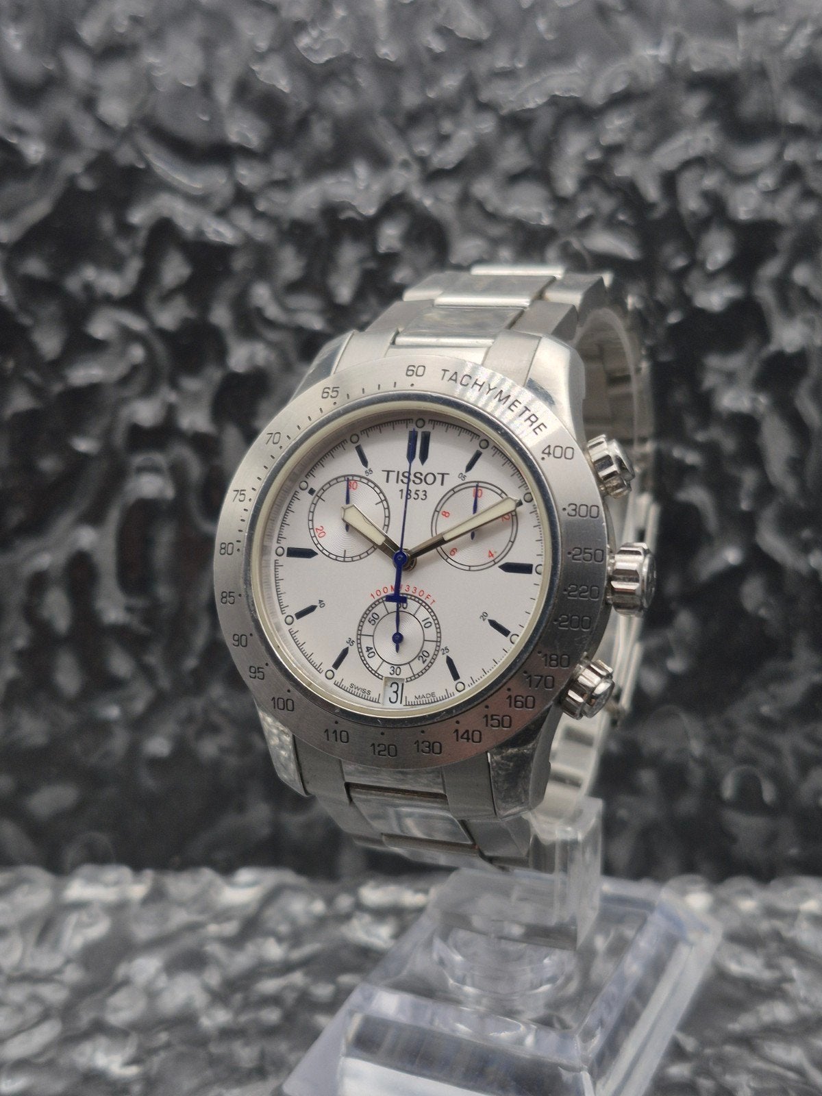 Tissot V8 Quartz Chronograph Ref. S 752/852 Saffier Kristal, Overige merken, Tissot, Ophalen of Verzenden, Tissot