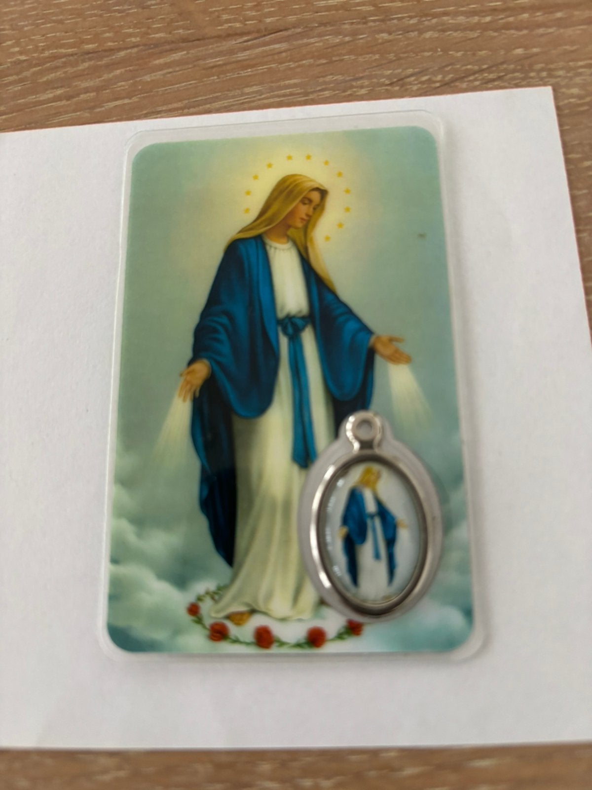Maria met daarbij een mooie medaille, Ophalen of Verzenden, Zo goed als nieuw
