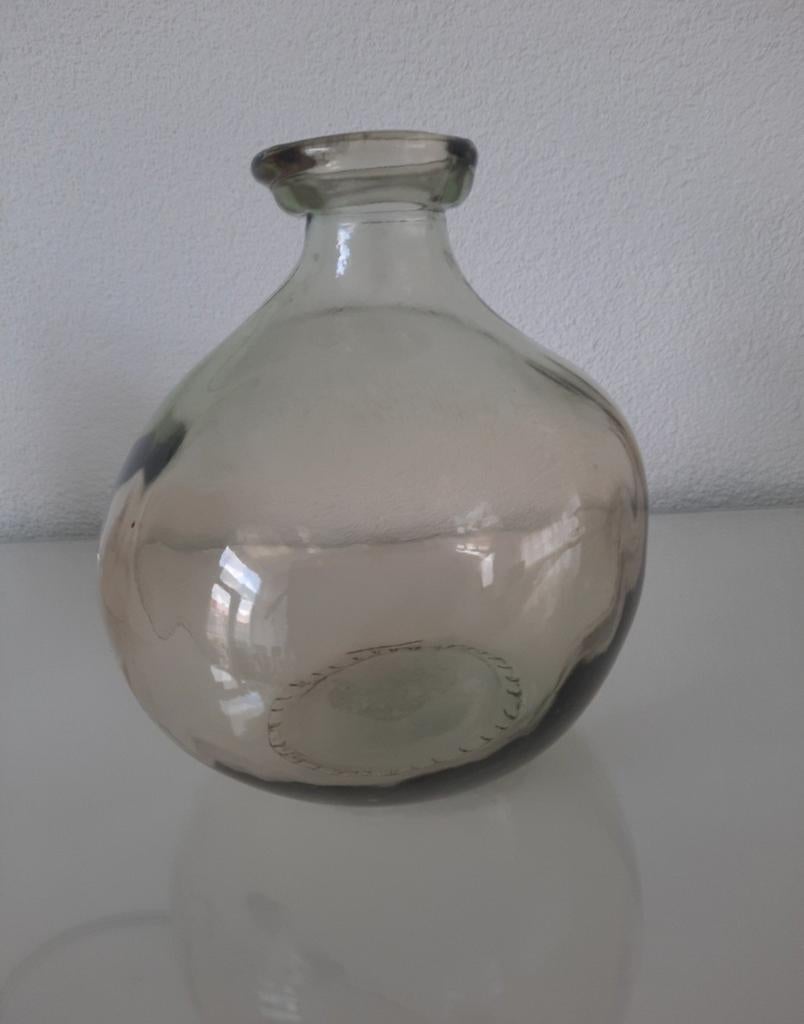Decoratieve glazen fles/vaas, Antiek en Kunst, Ophalen of Verzenden