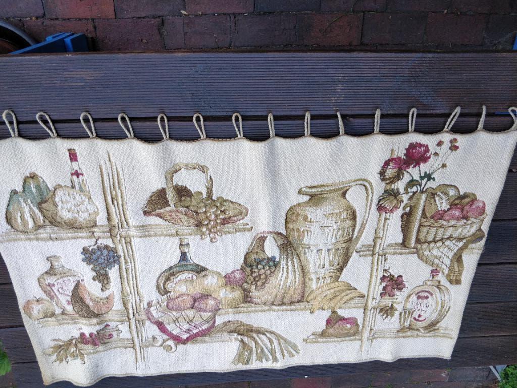 Retro wandkleed, Huis en Inrichting, Vintage, Wandkleed, Ophalen of Verzenden, Zo goed als nieuw