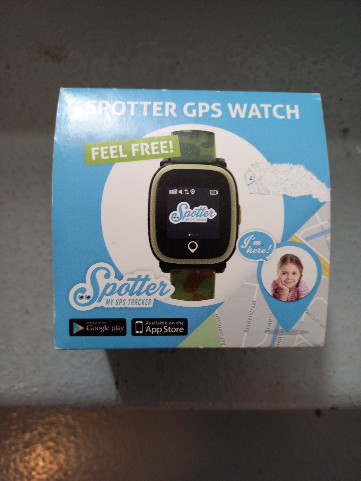 Spotter GPS horloge, Ophalen of Verzenden, Zo goed als nieuw, Groen, Jongen of Meisje