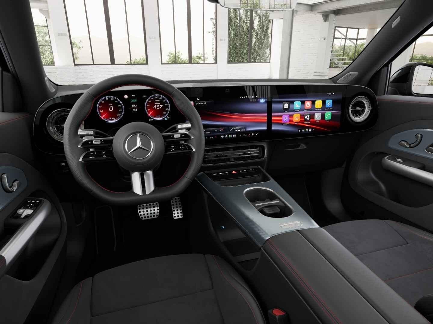 Mercedes-Benz GLB electric 250+ Business Solution AMG 85.5 k, Auto's, 2095 kg, Achterwielaandrijving, Zwart, 607 km