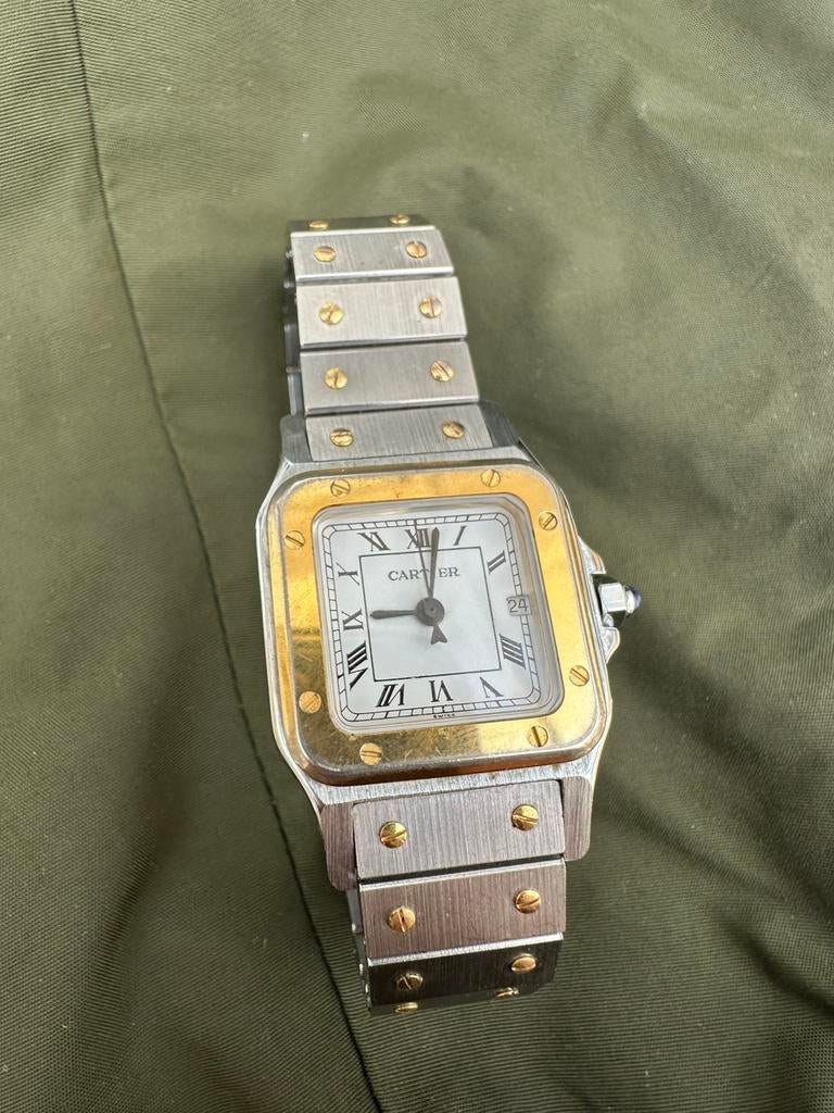 cartier, Sieraden, Tassen en Uiterlijk, Horloges | Dames, Ophalen, Zo goed als nieuw, Staal, Overige merken