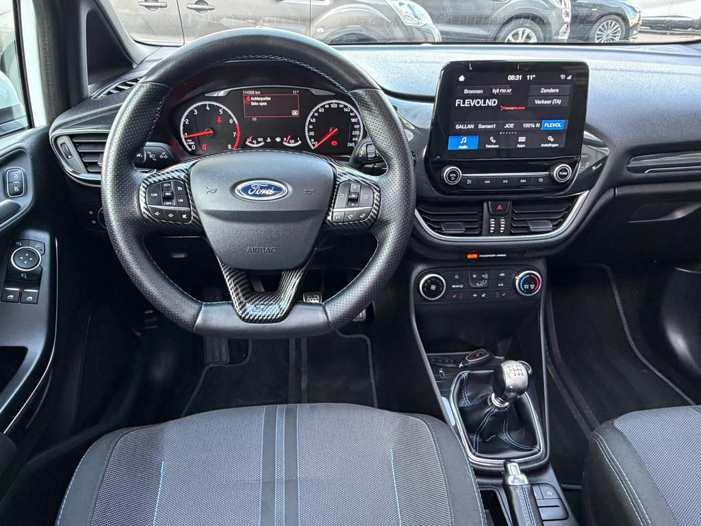 Ford Fiesta 1.5 EcoBoost ST-3 200PK MaxtonDesign,Panodak,Car, Auto's, Voorwielaandrijving, Stof, 1188 kg, Wit
