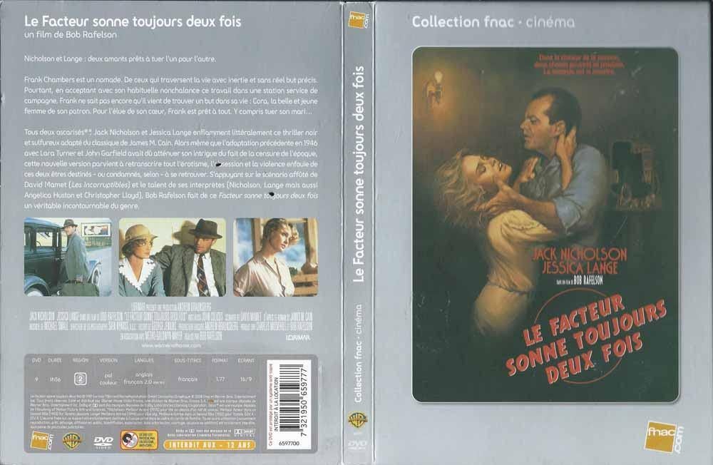 The Postman Always Rings Twice 1981 DVD met Jack Nicholson, Alle leeftijden, Ophalen of Verzenden, 1980 tot heden, Zo goed als nieuw