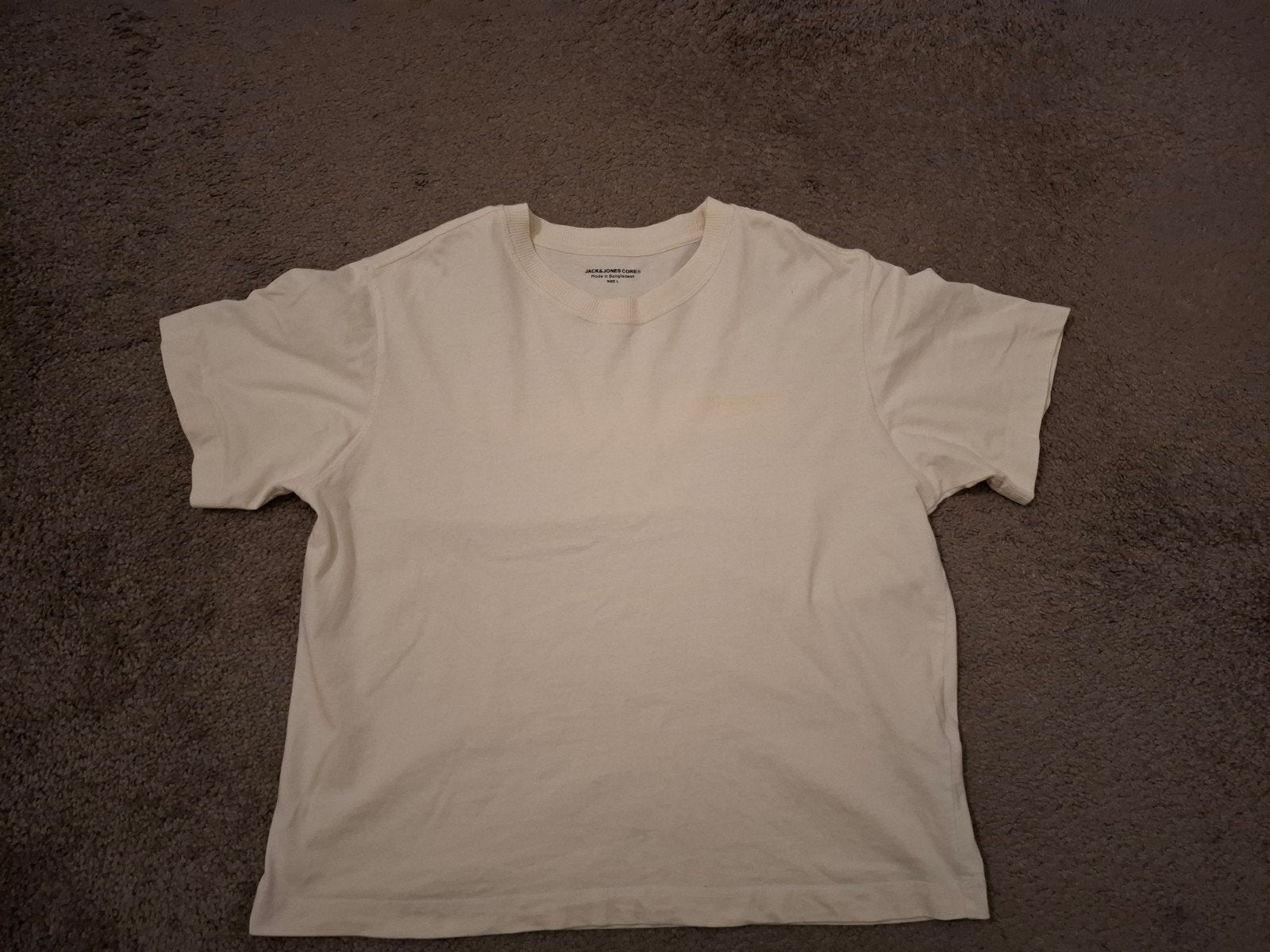 licht geel shirt jack en jones maat L, Maat 52/54 (L), Geel, Ophalen of Verzenden, Zo goed als nieuw