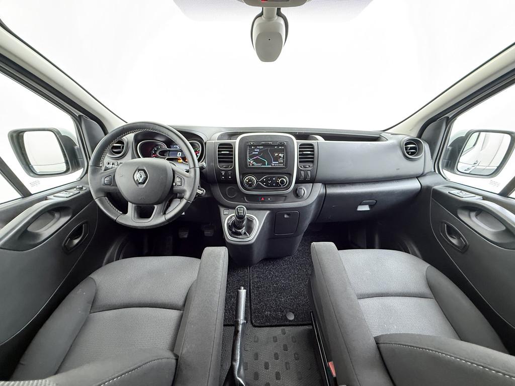 Renault Trafic 2.0 dCi 120 T29 L2H1 Dubbele Cabine Trekhaak, Auto's, Bestelauto's, Voorwielaandrijving, Stof, Gebruikt, 4 cilinders