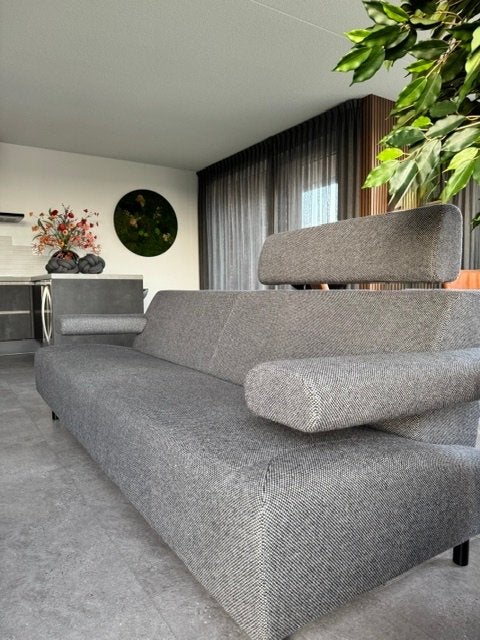 Stijlvol  strak design Havee bank model Cloak, Ophalen, Stof, Driepersoons, 75 tot 100 cm