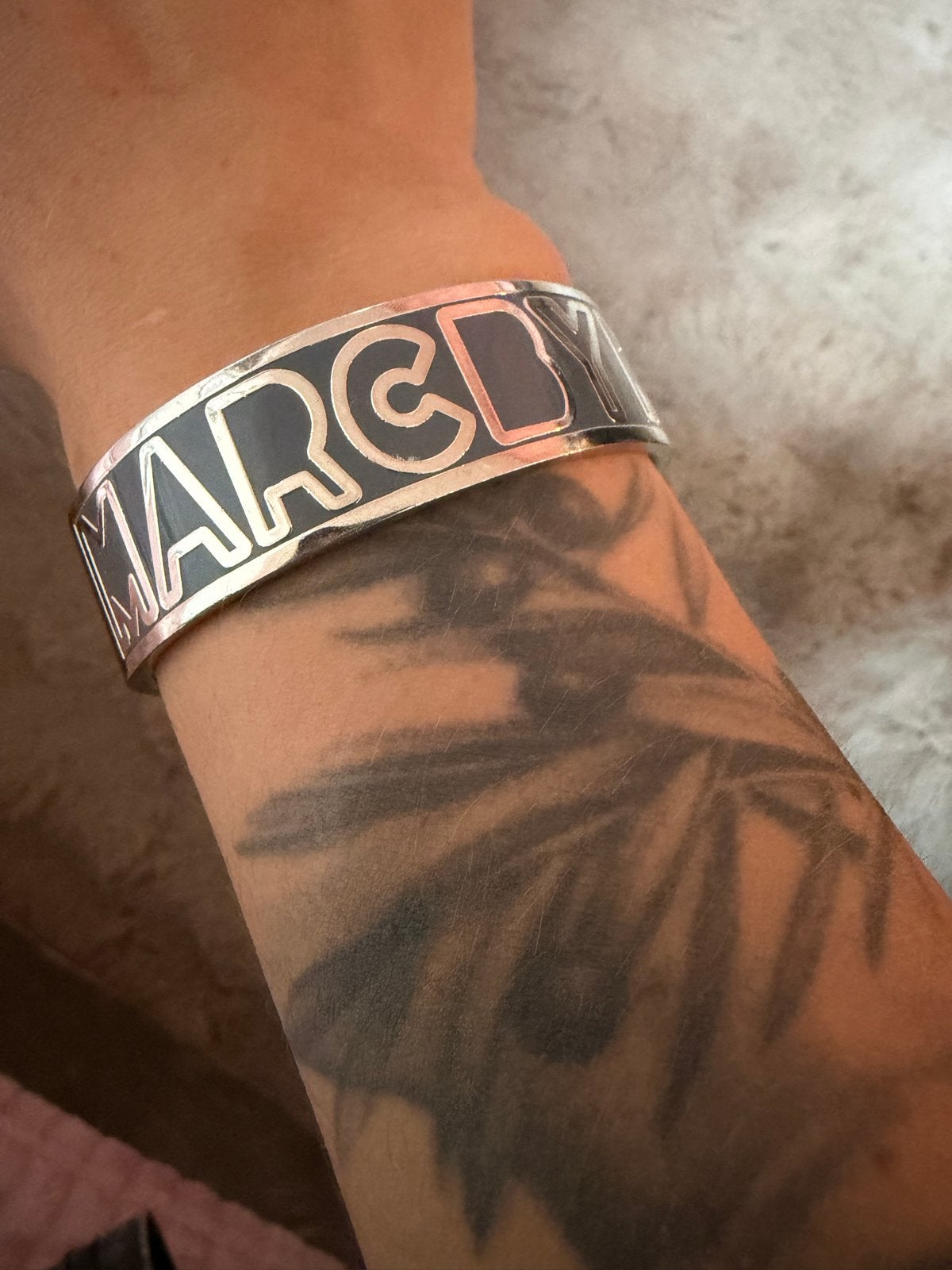 Marc by Marc Jacobs armband, Ophalen of Verzenden, Gebruikt, Zilver, Overige materialen