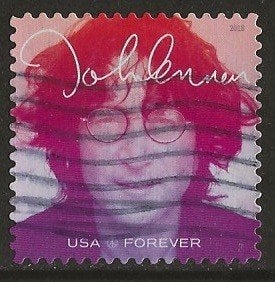 USA 86, Lennon voor reesen, Verzenden, Gestempeld, Noord-Amerika