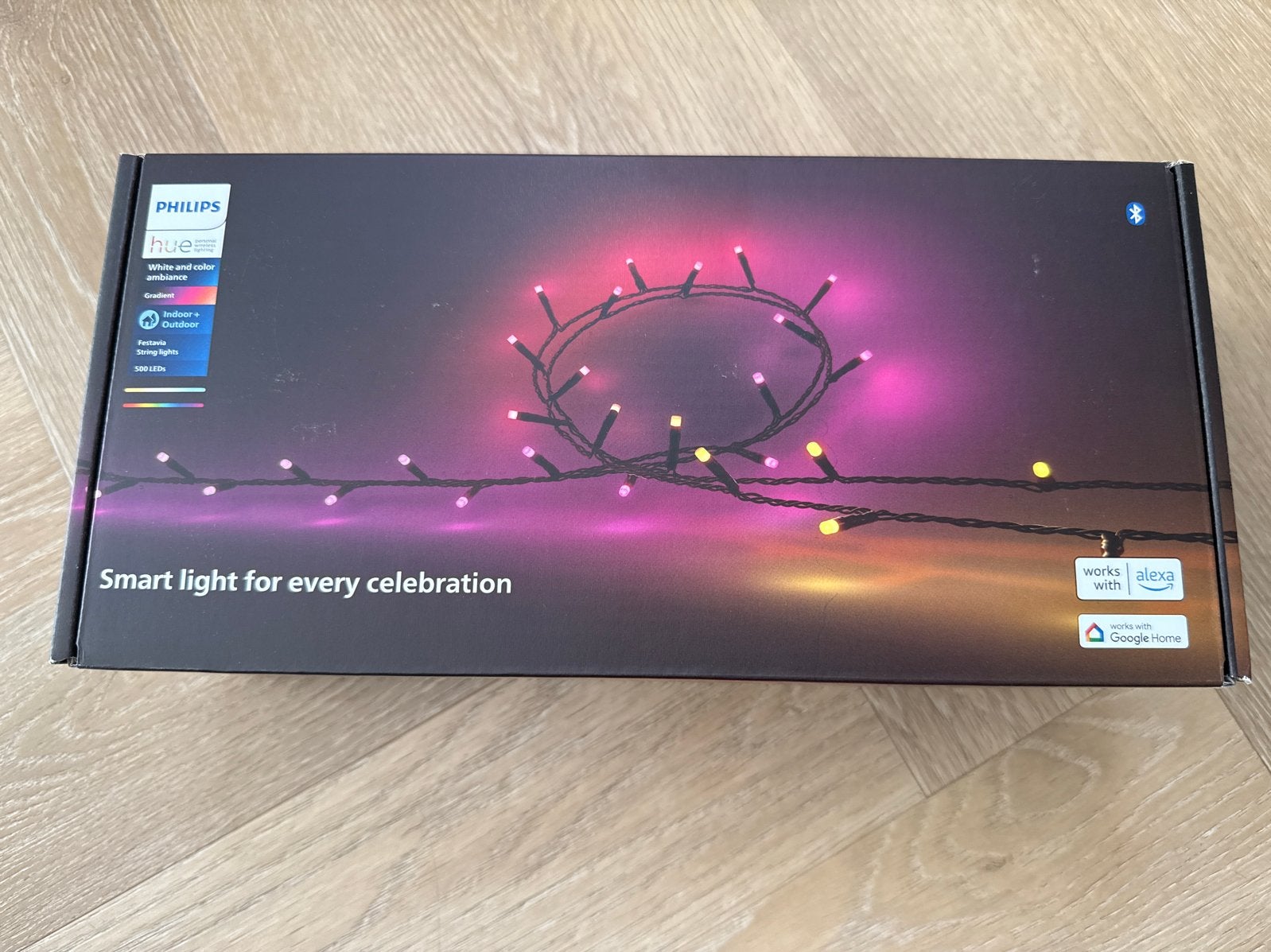 500 Leds - 40 meter - Philips Hue Festavia - Nieuw in doos, Ophalen of Verzenden, Nieuw