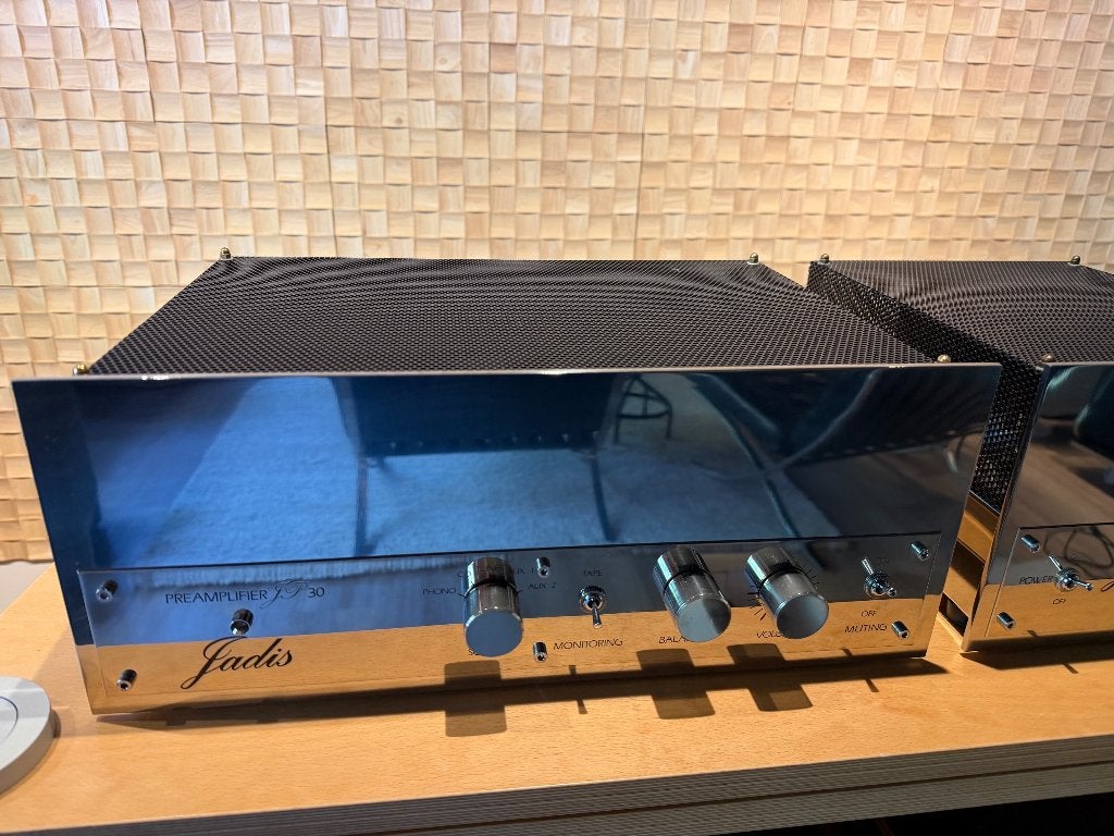 Jadis JP30 MM - met phono dus - silver edition, Ophalen, Versterker, Info@jadis.fr, Jadis