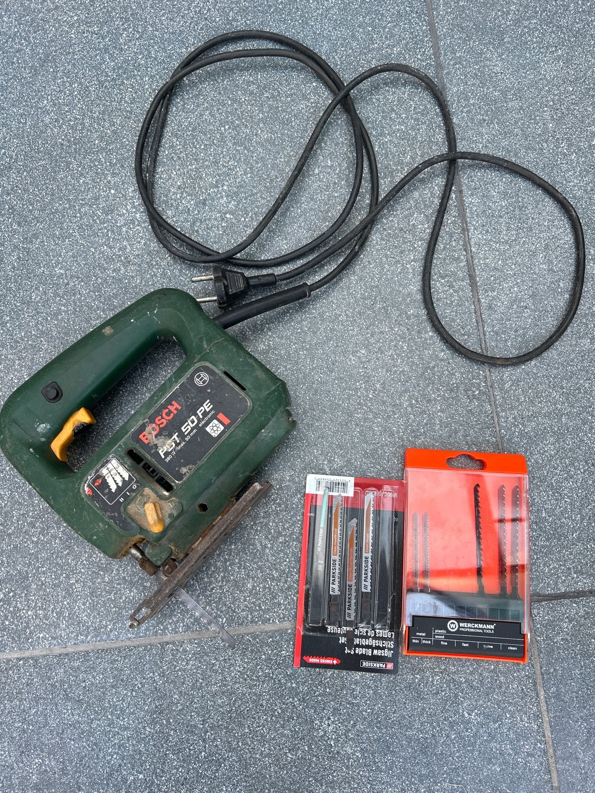 Bosch PST 50 PE Decoupeerzaag met zaagjes, Doe-het-zelf en Verbouw, Gereedschap | Zaagmachines, Ophalen of Verzenden, Gebruikt