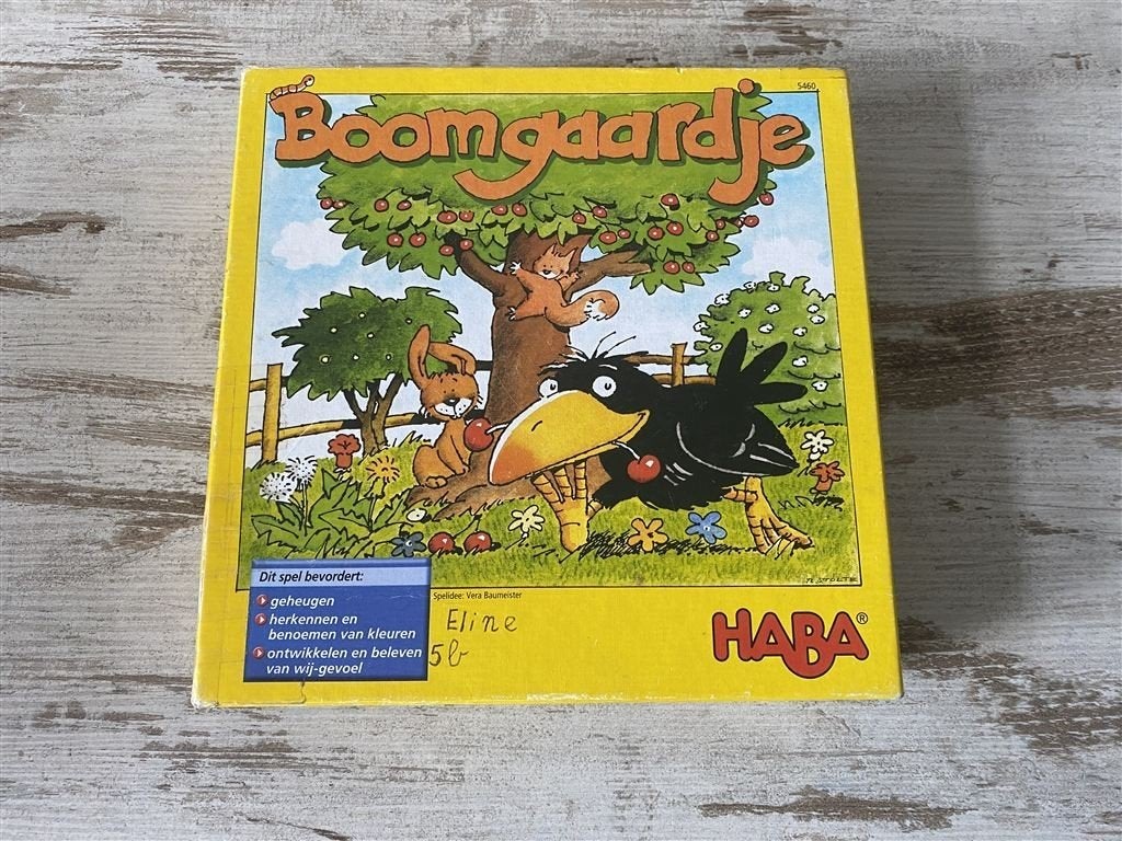 Boomgaardje Haba [s343], Hobby en Vrije tijd, Gezelschapsspellen | Bordspellen, Verzenden, Zo goed als nieuw