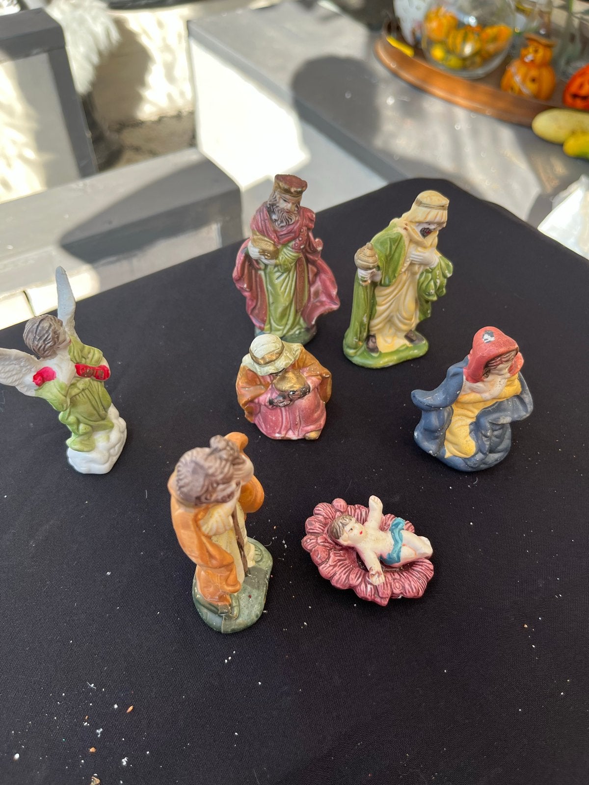 Kerst beeldjes, Ophalen of Verzenden, Gebruikt
