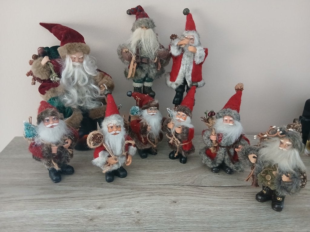 schattige   set  kerst mannetjes- zgan  verl.  kerst ijsbeer, Ophalen of Verzenden, Zo goed als nieuw