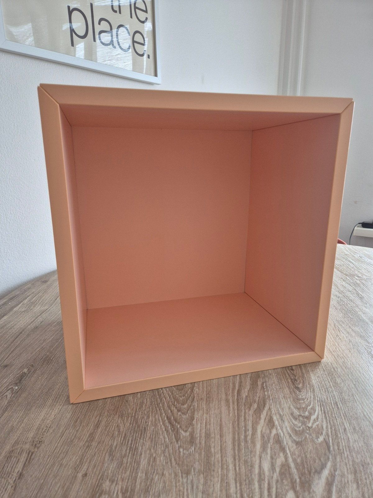 Ikea EKET kastje licht oranje/koraal, 35x25x35 cm, Ophalen, 25 tot 50 cm, Minder dan 150 cm, Minder dan 100 cm