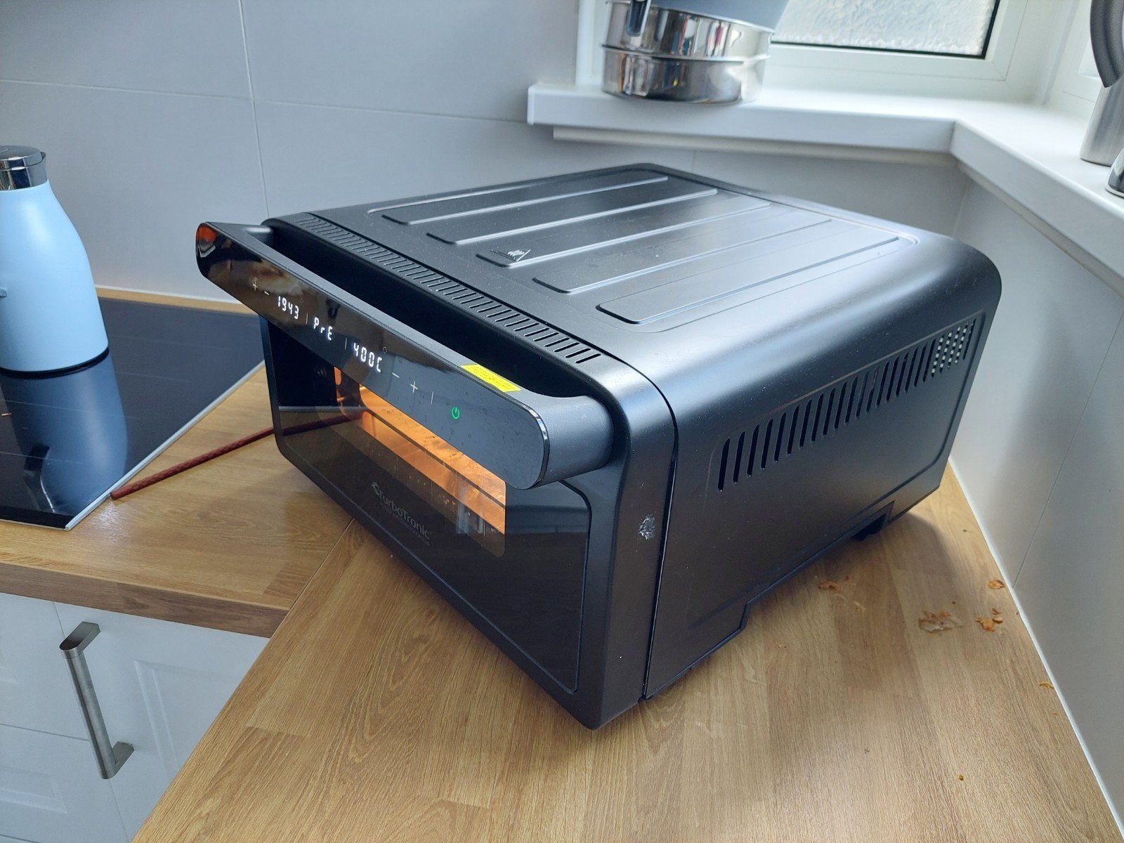 TurboTronic PO15 Elektrische Pizza Oven - 400C, Ophalen, Zo goed als nieuw, TurboTronic