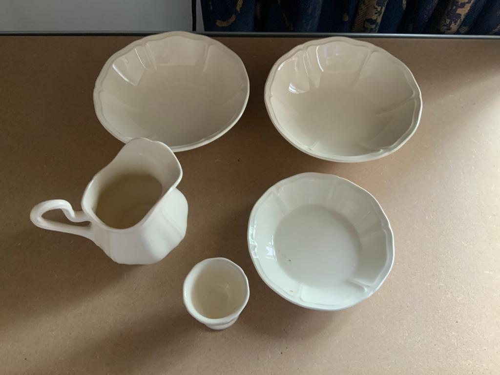 Wedgwood Queen's Ware serviesdelen Queen’s Plain- 5 stuks, Ophalen, Gebruikt, Aardewerk, Overige typen
