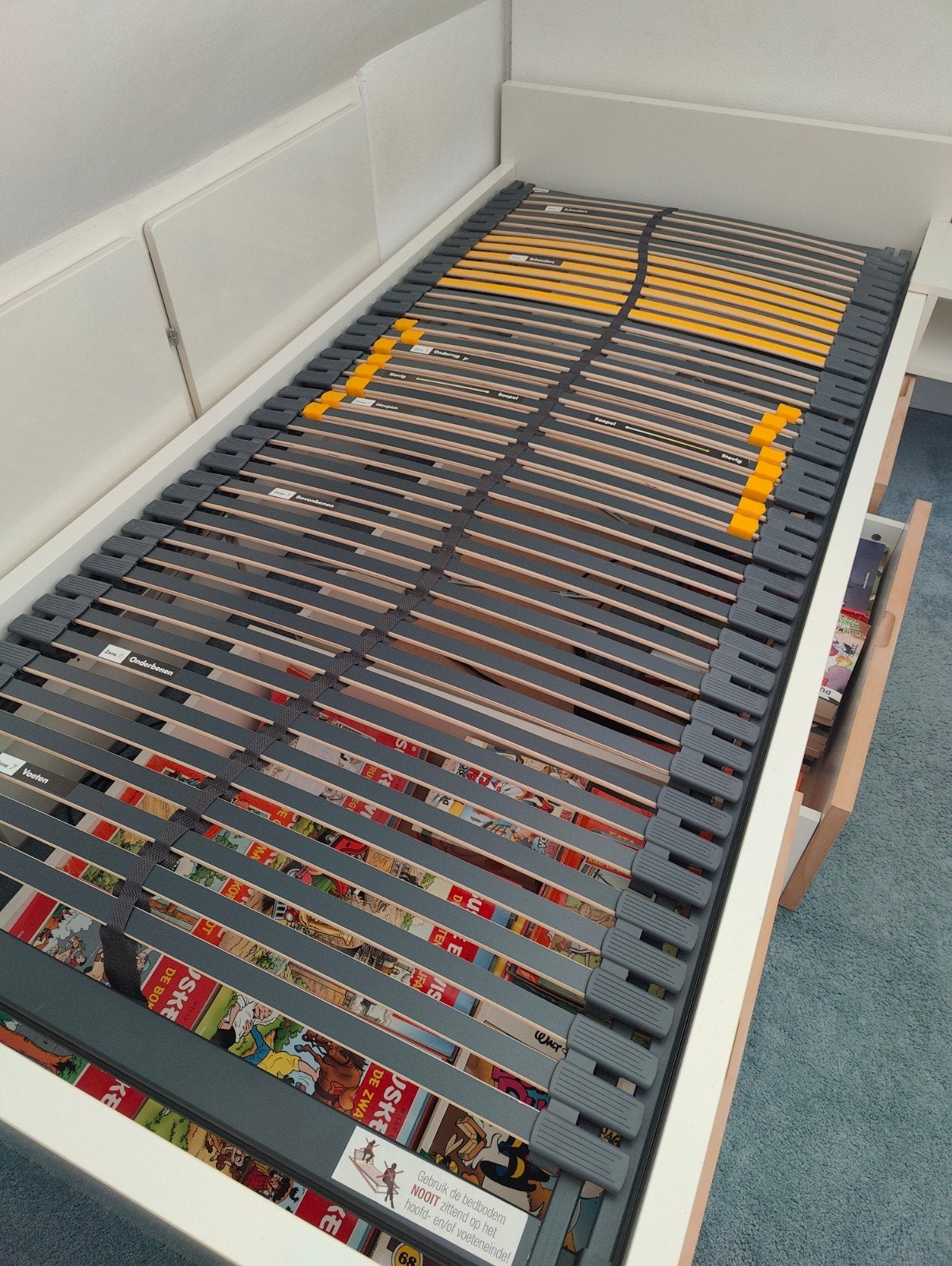 Beter Bed Bossflex 600 Deluxe Lattenbodem verstelbaar, Huis en Inrichting, Ophalen, 90 cm, Eenpersoons, Zo goed als nieuw