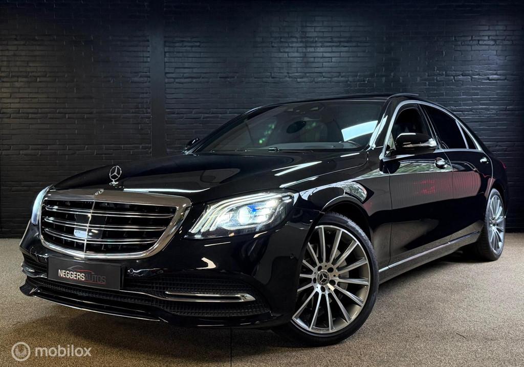 Mercedes-Benz S 350 d Lang Premium Plus| Burmester | Night V, Automaat, Achterwielaandrijving, 2925 cc, Zwart