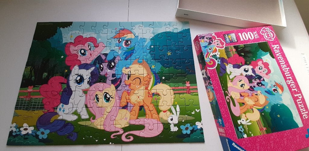 My Little Pony puzzel – 100 stukjes, Ophalen of Verzenden, Meer dan 50 stukjes, Zo goed als nieuw, 6 jaar of ouder