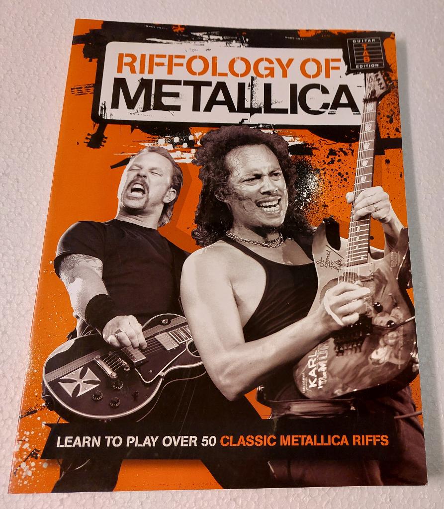 Metallica BOEK Riffology Learn to play over 50 riffs, Verzenden, Gebruikt, Boek, Tijdschrift of Artikel