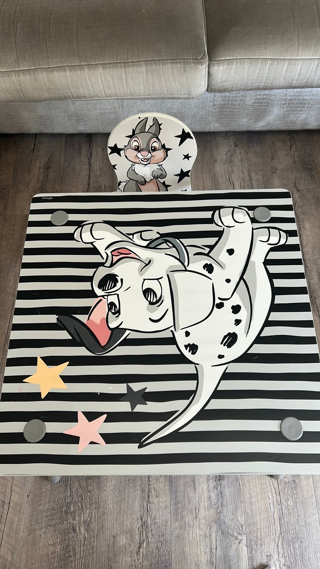 Disney kinder tafel met stoeltje, Ophalen, Zo goed als nieuw