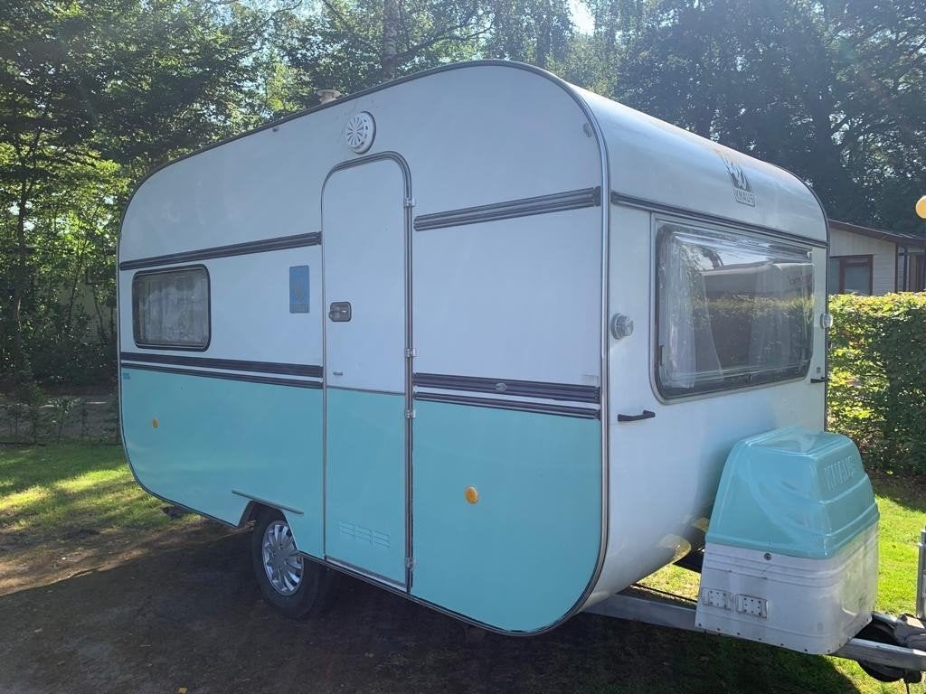 Retro Knaus Monsun caravan, Treinzit, Particulier, 4 tot 5 meter, 500 - 750 kg