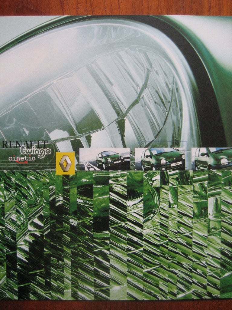 Renault Twingo Cinetic (actiemodel 2001), Boeken, Auto's | Folders en Tijdschriften, Ophalen of Verzenden, Nieuw, Renault