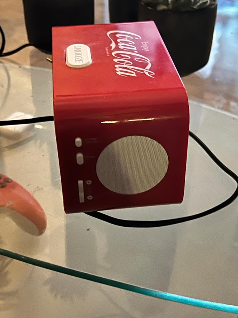 Coca-Cola Wekker Radio - Bigben RR30-15/09-1.113450, Ophalen, Gebruikt, Digitaal