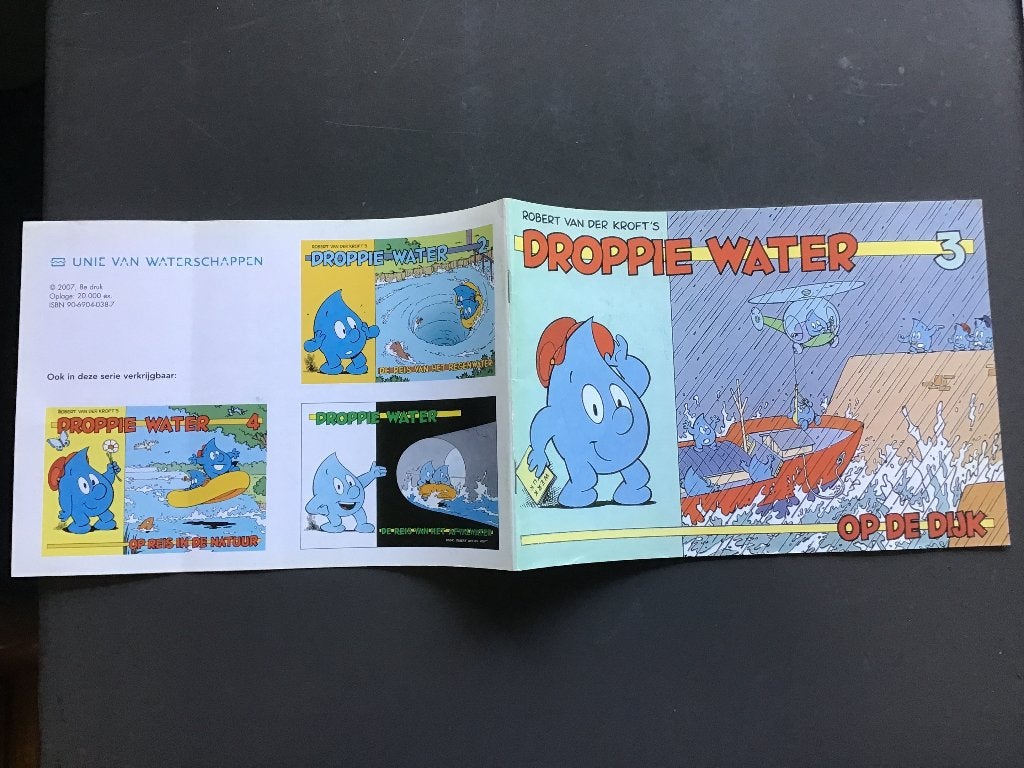 Droppie Water nr.3 door Robert van der Kroft, Boeken, Eén stripboek, Ophalen of Verzenden, Gelezen