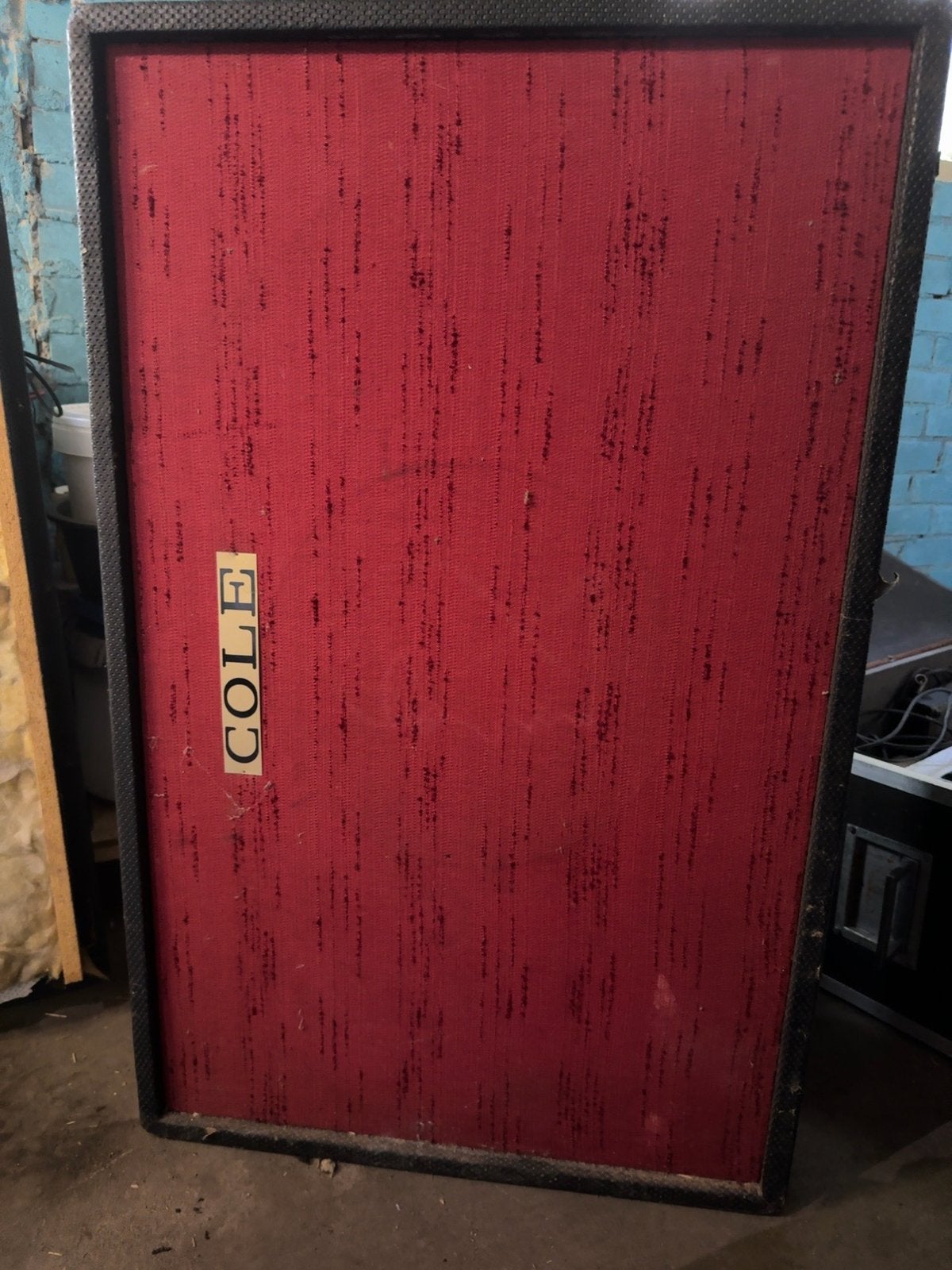 Vintage Cole luidspreker met Jensen Special Design speaker, Overige merken, Vloerstaande luidspreker, Gebruikt, Ophalen of Verzenden