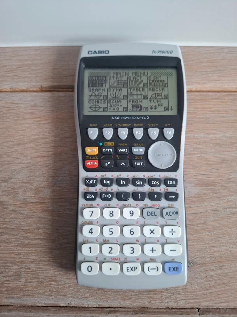 Casio FX-9860 Rekenmachine, Ophalen of Verzenden, Grafische rekenmachine, Gebruikt